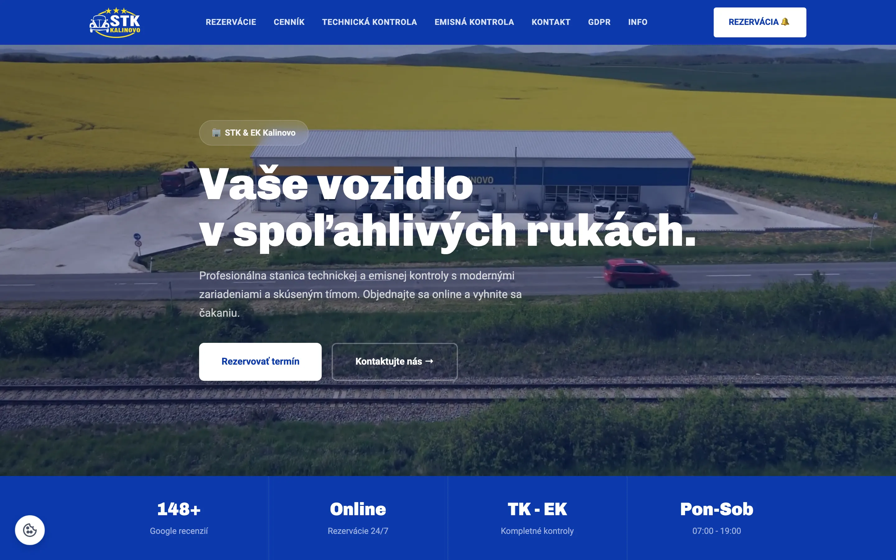 Rezervačný systém pre STK Kalinovo